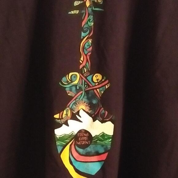 Vintage 2001 String Cheese Incident - RARE Navy Concert T-Shirt Merch - Size XL - Picture 4 of 4